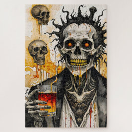 Quebra-cabeça Esqueleto Sangrento