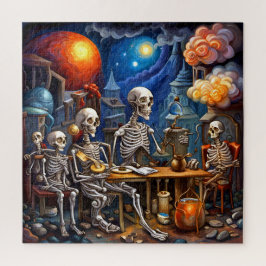 Quebra-cabeça Esqueletos surreais IV