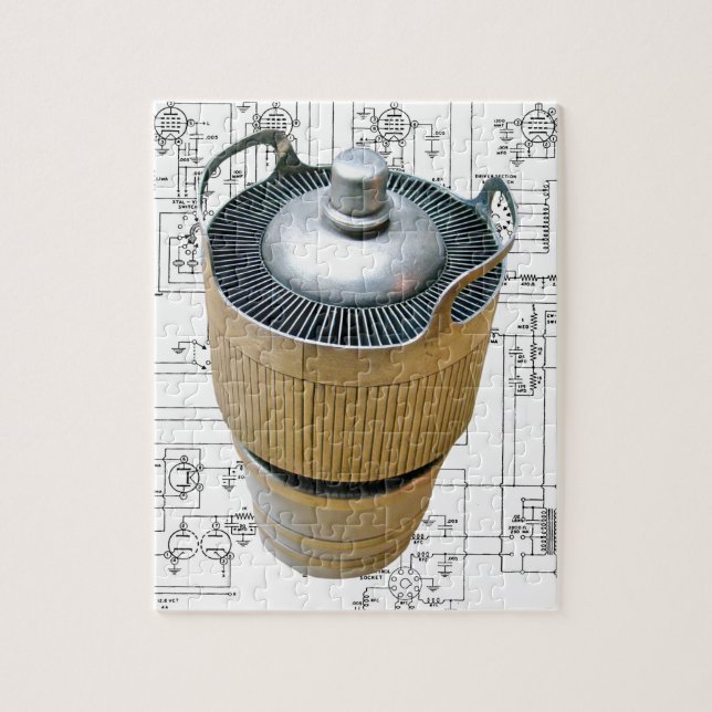 Quebra-cabeça Esquema do tubo de transmissão de cerâmica (Vertical)