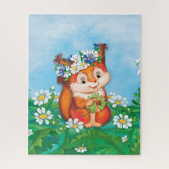 Quebra-cabeça Esquilo (Vertical)