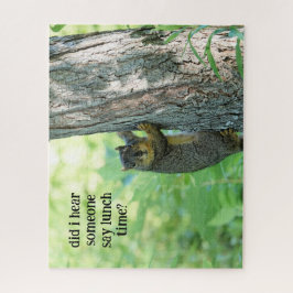 Quebra-cabeça Esquilo do horário do almoço, do amante da naturez