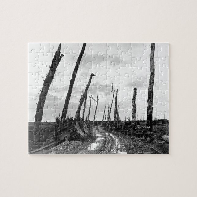 Quebra-cabeça Esquina da rua em Poelcapelle Bélgica 12/19/1918 (Horizontal)