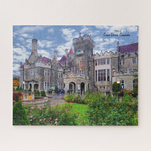 Quebra-cabeça Esta é Casa Loma, Toronto, Canadá (Horizontal)