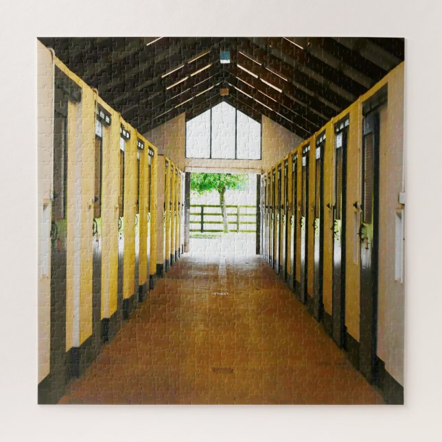 Quebra-cabeça Estábulos de Cavalos Tully Kildare (Vertical)
