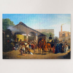 Quebra-cabeça Estação Ferroviária de Sacramento Hahn 1874