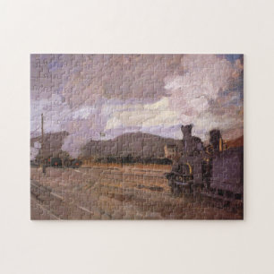 Quebra-cabeça Estação Ferroviária em Argenteuil Monet Fine Ar