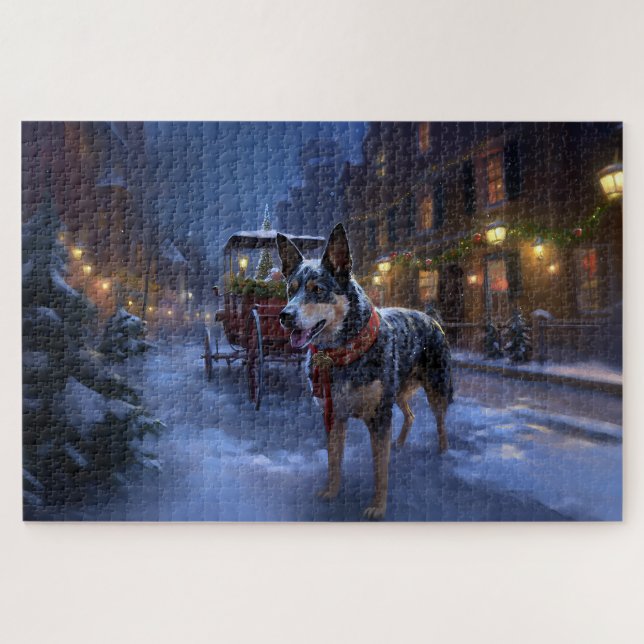 Quebra-cabeça Estação Festiva de Natal Australiana (Horizontal)