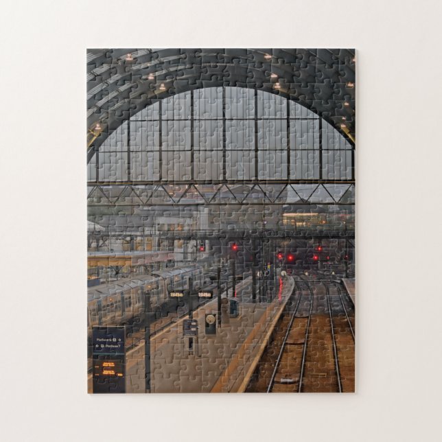 Quebra-cabeça Estação Kings Cross. (Vertical)