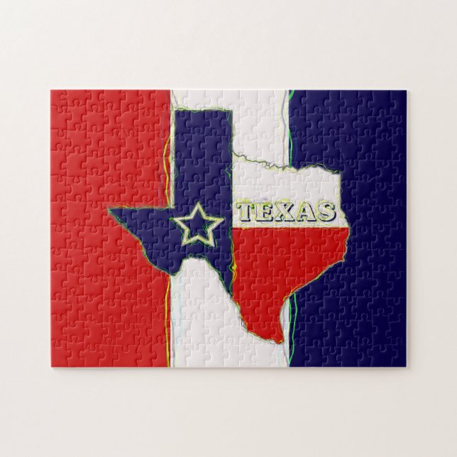 QUEBRA-CABEÇA ESTADO DO TEXAS (Horizontal)
