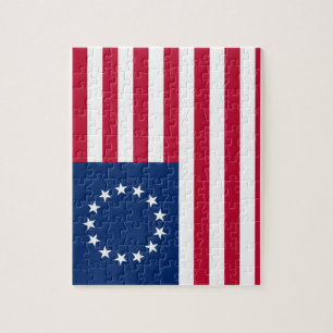 Quebra-cabeça Estados Unidos Betsy Ross Flag