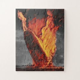 Quebra-cabeça Estágio Do Navio Zeppelin Hindenburg Circa 1937 Ji