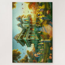 Estate assombrado "Raven's Roost" Creepy Dusk