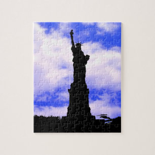 Quebra-cabeça Estátua da Liberdade Silhouette
