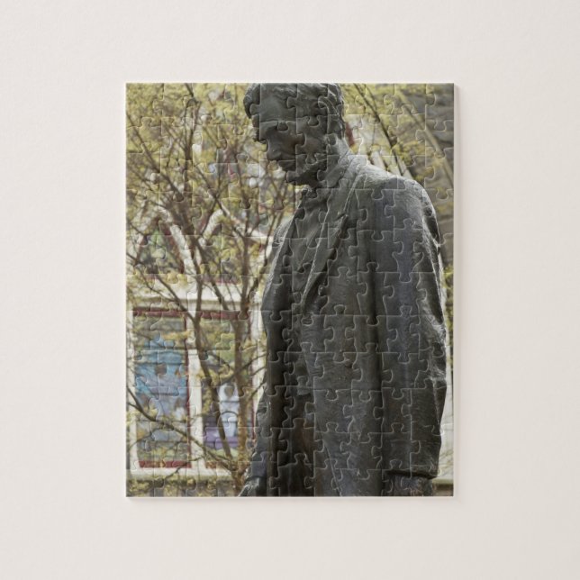 Quebra-cabeça Estátua de Abraham Lincoln, Portland, Oregon (Vertical)