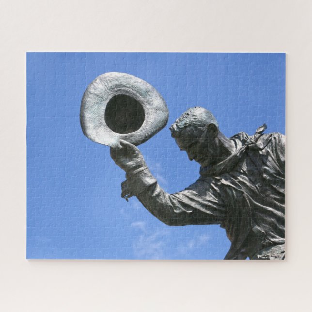 Quebra-cabeça Estátua de Calgary Stampede. (Horizontal)