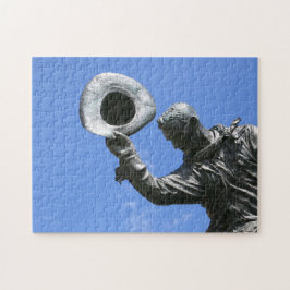 Quebra-cabeça Estátua de Calgary Stampede.