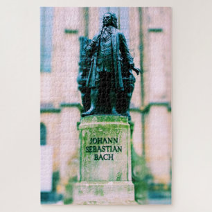 Quebra-cabeça Estátua de Johann Sebastian Bach - 20x30 - 1014