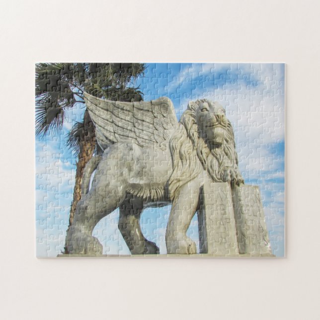 Quebra-cabeça Estátua de leão alado de Larnaca. (Horizontal)