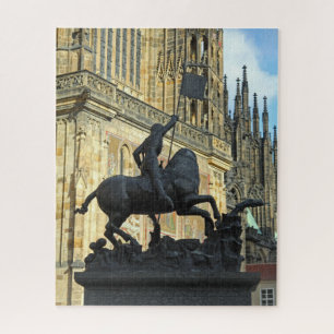 Quebra-cabeça Estátua de Praga 520-pc