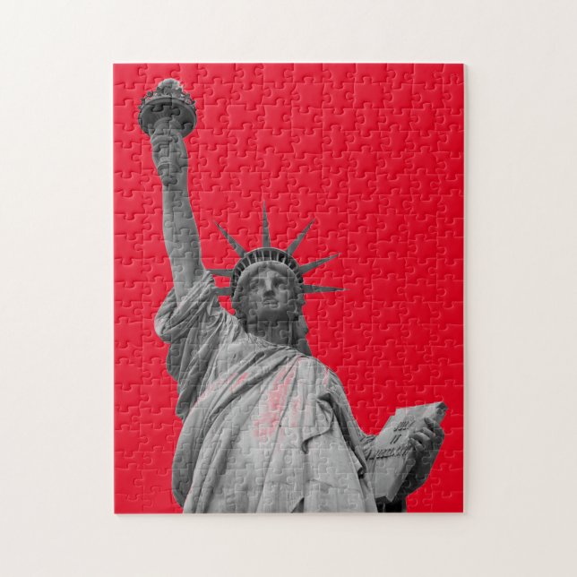 Quebra-cabeça Estátua Negra Negra pop da Liberdade (Vertical)