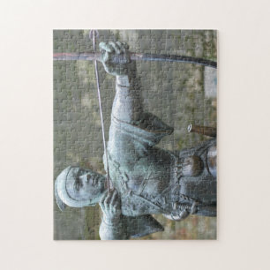 Quebra-cabeça Estátua Nottingham de Robin Hood