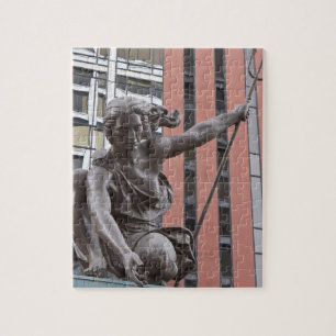 Quebra-cabeça estátua Portlandia, Portland, Oregon