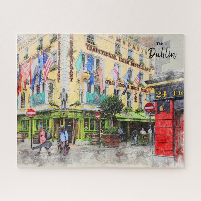 Quebra-cabeça Este é Dublin-Irlanda (Horizontal)