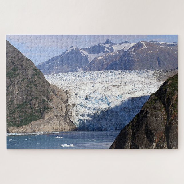 Quebra-cabeça Este é um belo glaciar Alaska (Horizontal)