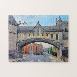 Quebra-cabeça Este é um cartão postal de Dublin-Irlanda