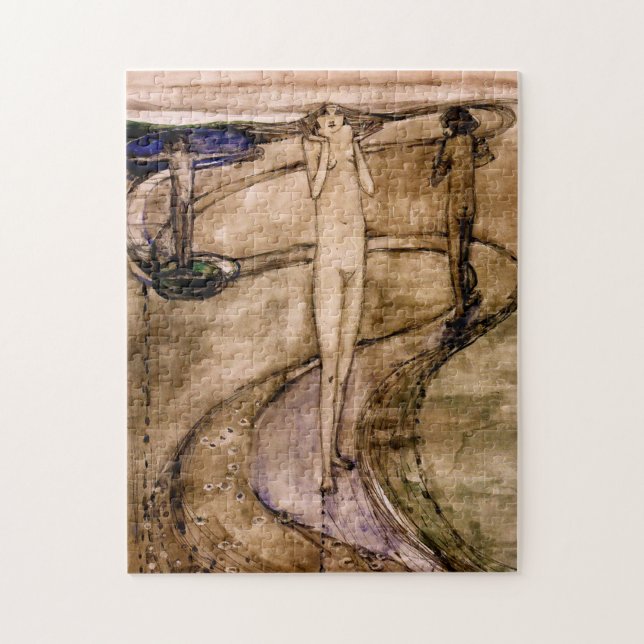 Quebra-cabeça "Este é um longo caminho que admira desejar (Vertical)