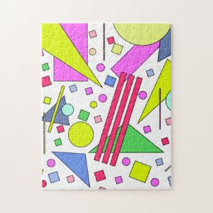 Quebra-cabeça Estilo da Imagem Retroativa dos anos 80 e 90