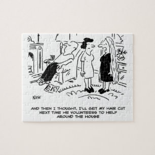 Quebra-cabeça Estilo de Cabelo Longo Devido à Ausência de Estimu