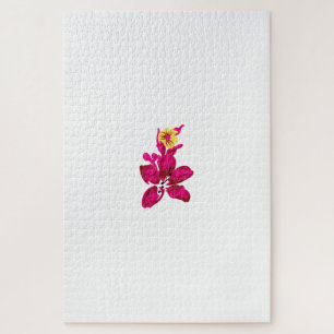 Quebra-cabeça Estilo Floral, ArtyClick Crimson, Dourado leve