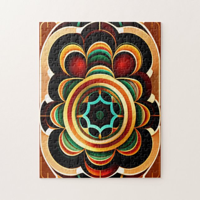Quebra-cabeça Estilo Mandala Boho (Vertical)
