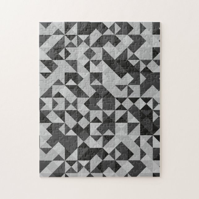 Quebra-cabeça Estilo Militar Mágico abstrato Geométrico (Vertical)