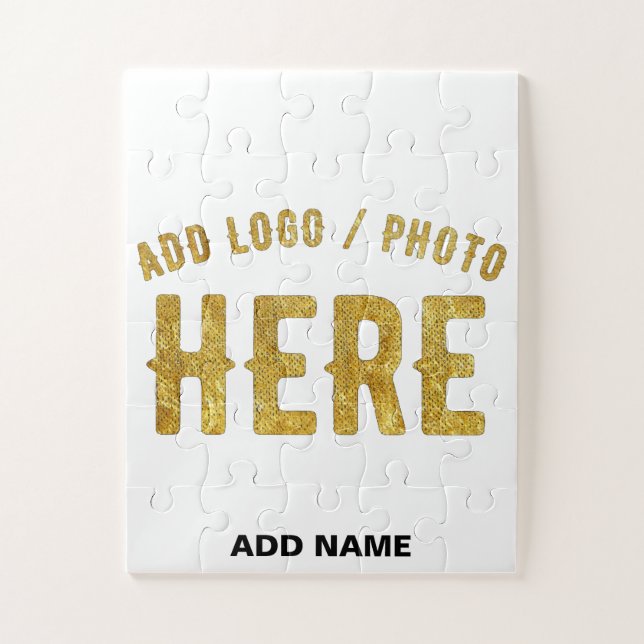QUEBRA-CABEÇA ESTILO MODERNO PERSONALIZÁVEL BRANCO VERIFICADO MA (Vertical)