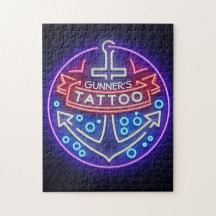 Estilo Náutico Neon Compre de Tatuagem Personaliza