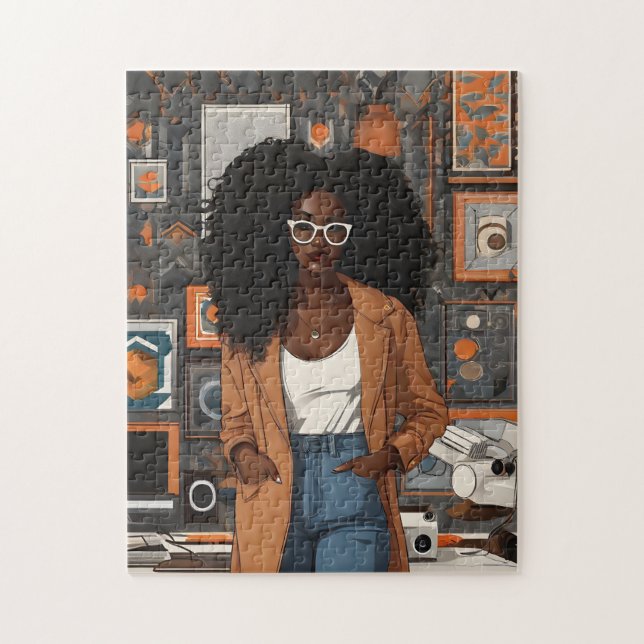 Quebra-cabeça Estilo Núbio (Vertical)