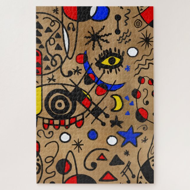 Quebra-cabeça estilo Surrealismo (Vertical)