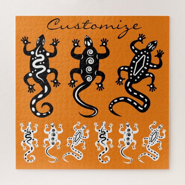 Quebra-cabeça Estilo Thunder_Cove do Sudoeste Preto/Branco (Horizontal)