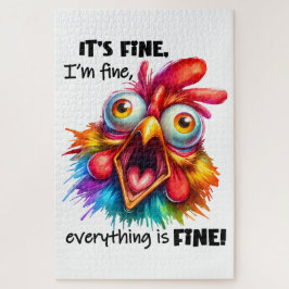 Quebra-cabeça Estou bem, está tudo bem Engraçado.