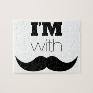 Quebra-cabeça Estou com bigode