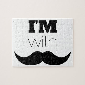 Quebra-cabeça Estou com bigode