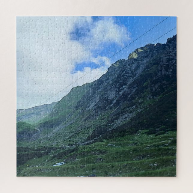 Quebra-cabeça Estrada da Montanha Transfagarasan - Romênia (Vertical)