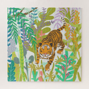 Quebra-cabeça Estrada da Selva - Tigre