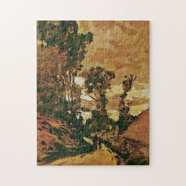 Quebra-cabeça Estrada para Santo Fazenda — Simeon Monet Fine Art (Vertical)