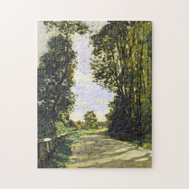 Quebra-cabeça Estrada para Santo-Siméon Fazenda Monet Fine Art (Vertical)