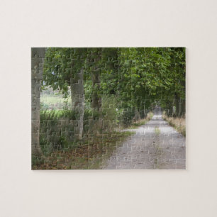 Quebra-cabeça Estrada rural de terra perto da cidade