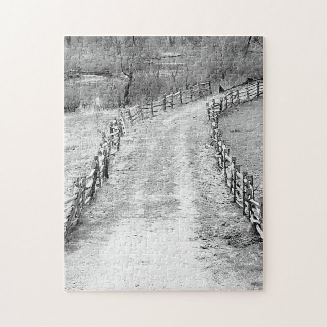 Quebra-cabeça estrada solitário (Vertical)