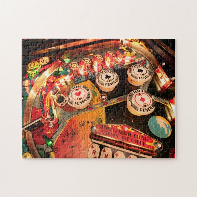 Quebra-cabeça estrangeiro do Pinball do póquer (Horizontal)